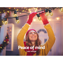 Load image into Gallery viewer, Jingle Jollys 59m LED Festoon String Lights Outdoor Decor Wedding Party Home